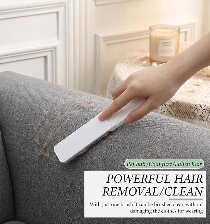 6 Pcs 7.1 x 1.2 Inches Travel Lint Brush, Mini Lint Remover - Image 6
