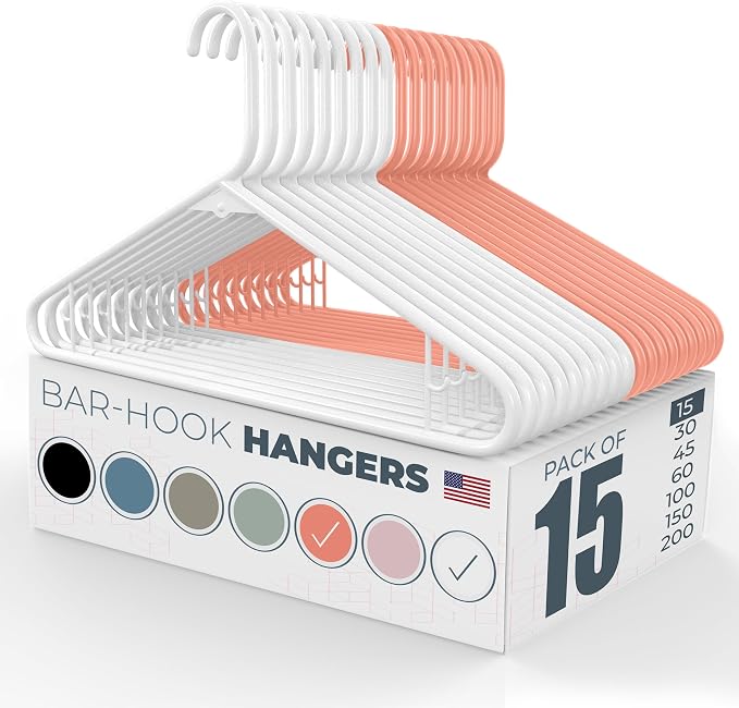 Plastic Hangers 15 Pack by NeatiesHangers