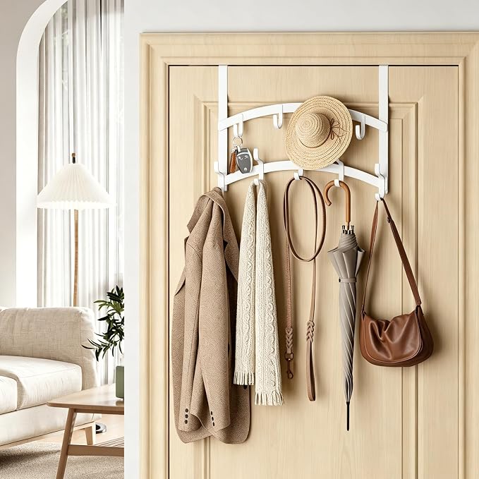 Consumest Over the Door Hooks Organizer - Image 6