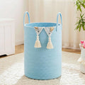 Laundry Basket, Woven Cotton Rope Laundry Hamper, 60L by Artfeel