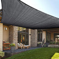 LOVE STORY Custom Size 13' x 24' Graphite Grey Sun Shade Sail Canopy Commercial Rectangle Sail Shade Fabric for Patio Garden Backyard Pool (Customized)