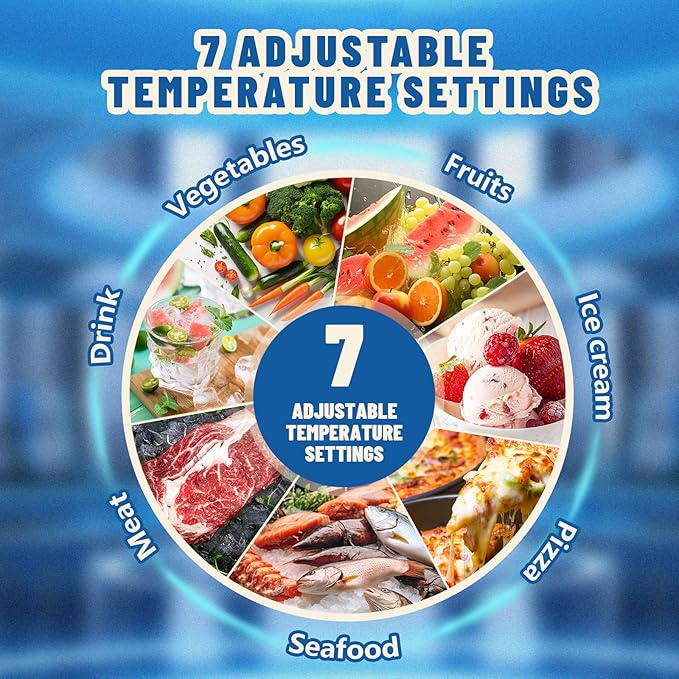 4.5 CU.FT Capacity Compact Refrigerator with Freezer Double Door Mini Fridge Small Apartment Refrigerator with 7 Adjustable Temp Control & 3 Glass Shelves for Kitchen Office Dorm Black