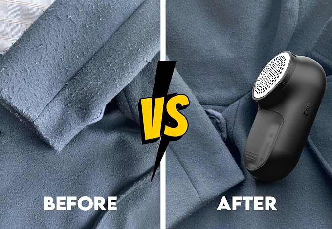 Rechargeable Fabric Shaver, Lemontec Battery-Operated Lint Remover & Sweater - Image 5