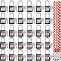 Lockout Tagout Locks, Safety Padlocks, Loto Locks Keyed Differently Lock Out Tag Out Device Plastic with Lockout TagOut Tags Kits