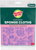 Scotch-Brite Sponge Cloths, 2 Pack by Unknown