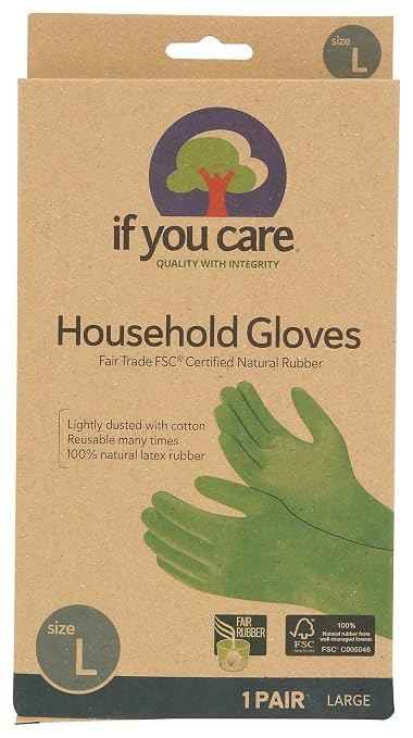 If You Care Latex Gloves, Large – 1 Pair – by IfYouCare