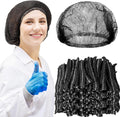 Yahenda 1000 Pcs Disposable Bouffant Caps Bulk Hair Nets 21" Non Woven Hairnet for Food Service Restaurant Lab Kitchen