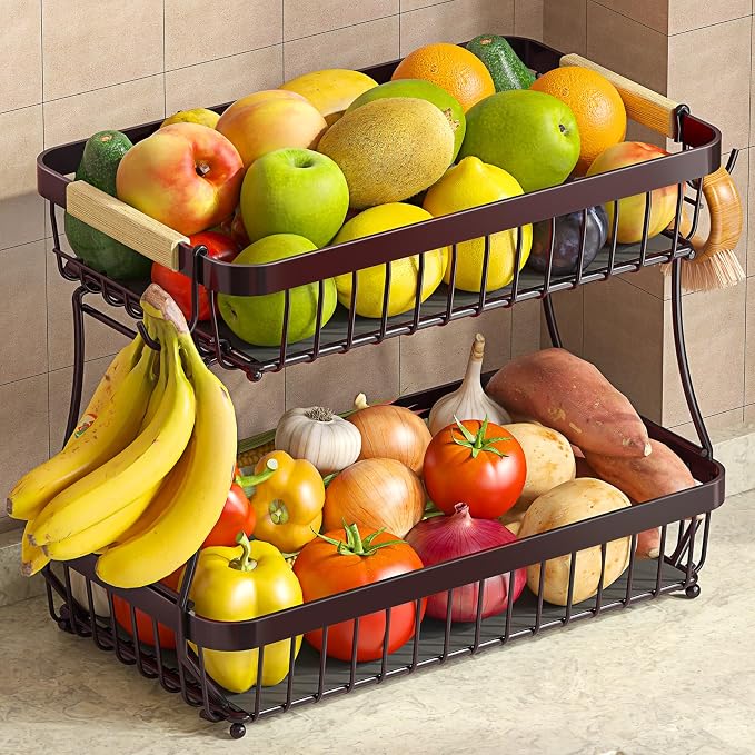 Sevenblue 2-Tier Fruit Basket by Sevenblue