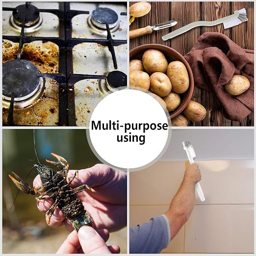 Patelai 4 Pcs Cleaning Brush Sets Small Scrub Household Use - Image 5