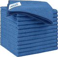 HOMEXCEL Lake Green Microfiber Cleaning Cloth 12 Pack 12.5 x 12.5 inch by HOMEXCEL