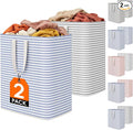 Lifewit 2 Pack Laundry Basket 100L Each, Collapsible Clothes Hamper by Lifewit