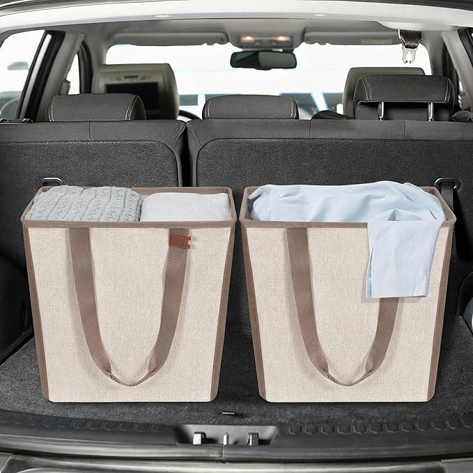 STORAGE MANIAC Collapsible Laundry Basket, 16.9 Gal. Large Pop-up Laundry Hamper - Image 2
