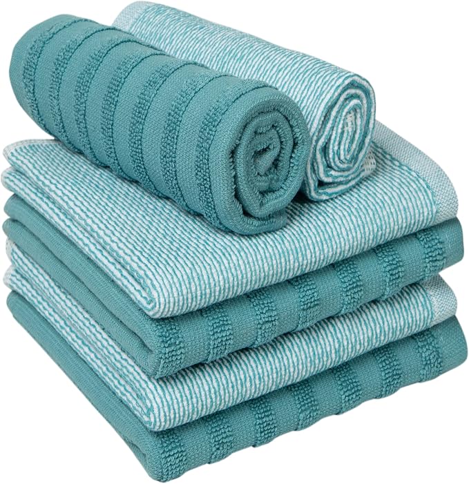 Bumble Premium Dish Cloths 13"x13" | 100% Natural Ring Spun Cotton | 400 GSM | - Image 4
