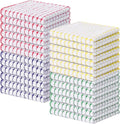 Kitinjoy Cotton 24 Pack Terry Kitchen Dish Cloths, Mixed Color by Kitinjoy
