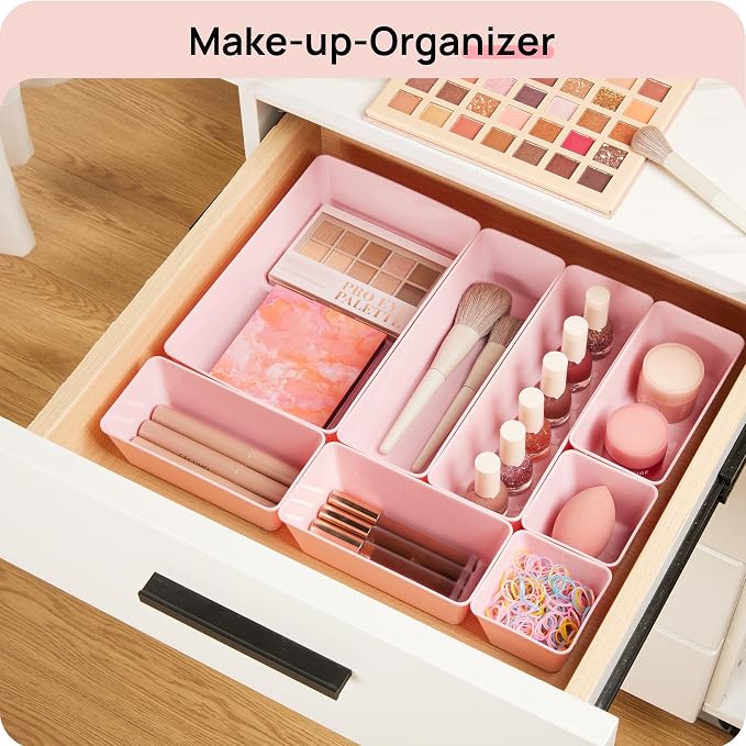 Vtopmart 25 Pack Plastic Drawer Organizers - Image 4