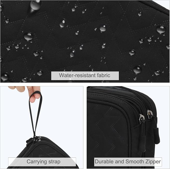 FYY Electronic Organizer, Travel Tech Pouch Bag, Waterproof, Double Layers - Image 4