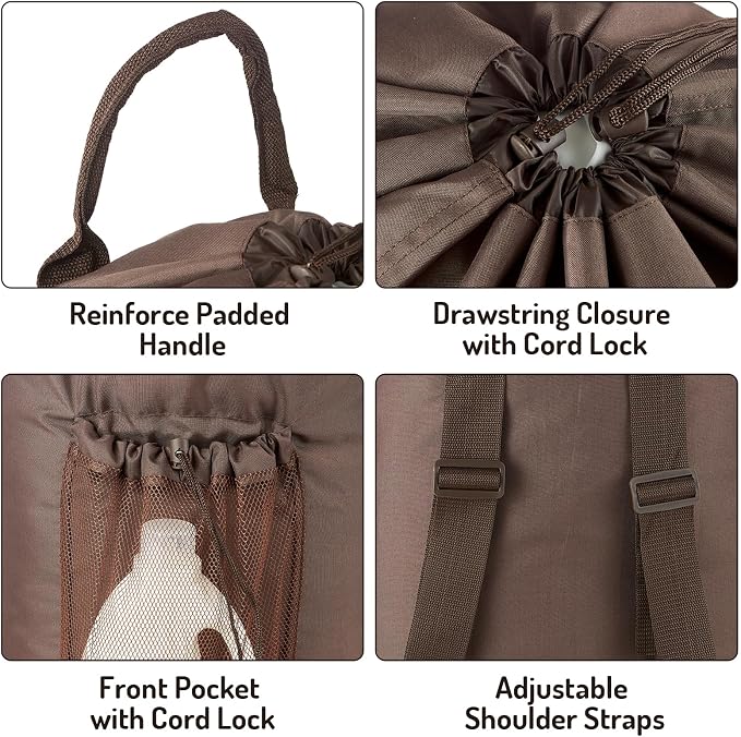 Seiritex Large Laundry Backpack Bag - Image 3