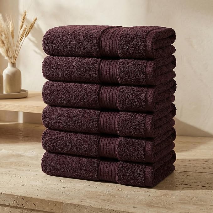 100% Cotton Hand Towels 18x28 Inches, 600 GSM, Soft & Absorbent - Image 2
