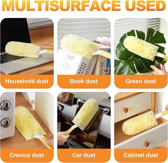 Heavy Duty Duster Refills for Swiffer Duster, Disposable Dusters for Cleaning - Image 6