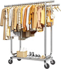 Sakugi Heavy Duty Stainless Steel Rolling Clothes Rack by Sakugi