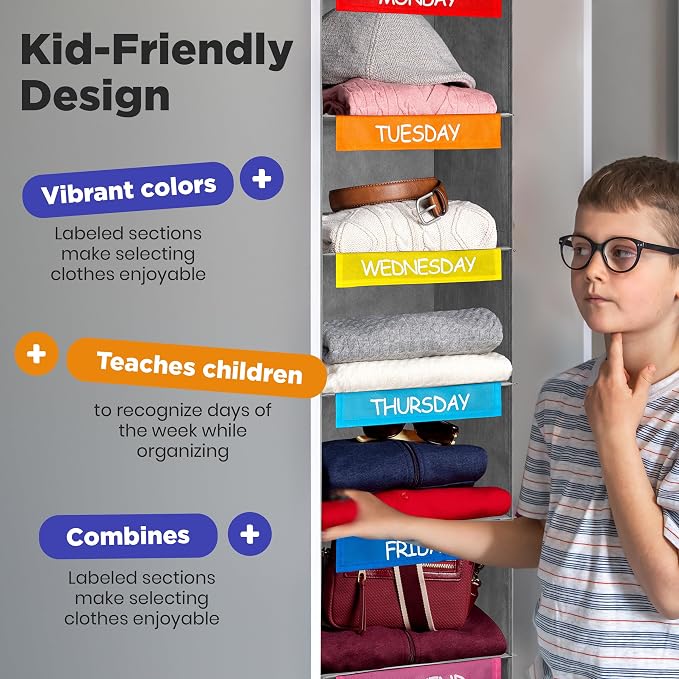 Handy Laundry Hanging Clothes Organizer - Image 4