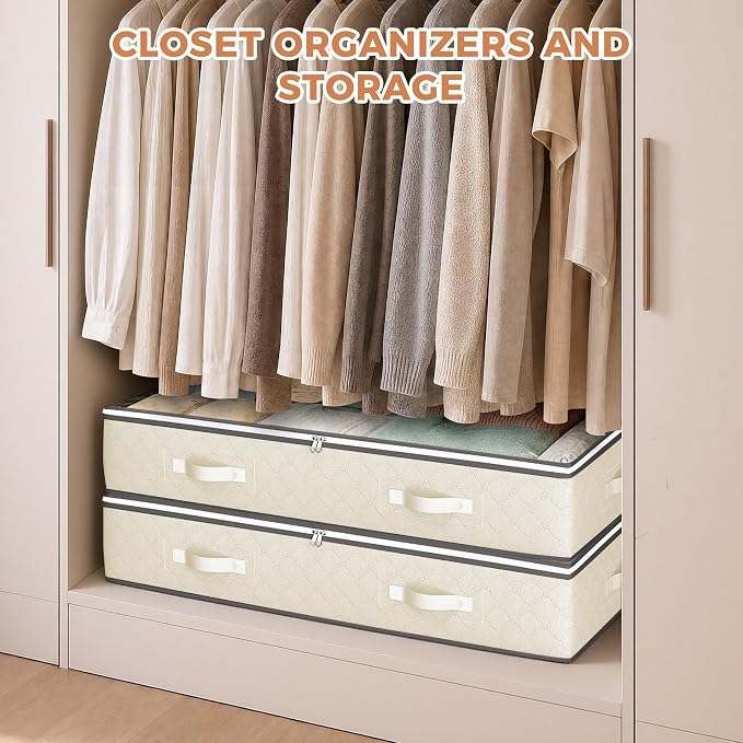 4 Pack Under Bed Storage Containers - Image 4
