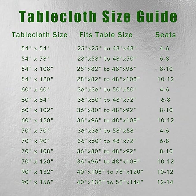 sancua Square Tablecloth - 70 x 70 Inch - Water Resistant Spill Proof Washable Polyester Table Cloth, Decorative Fabric Table Cover for Dining Tables, Buffet Parties and Camping, Black
