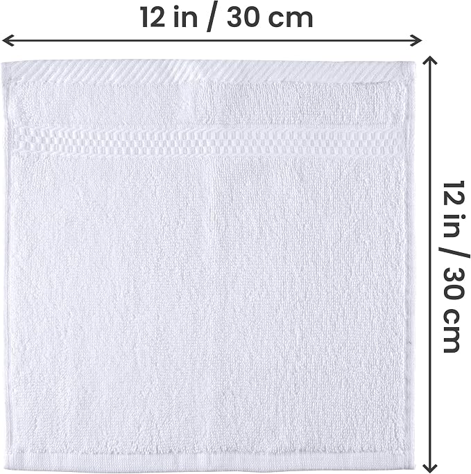 Utopia Towels 12 Pack Premium Wash Cloths, 12x12 in, 100% Cotton, Gym & Face - Image 7