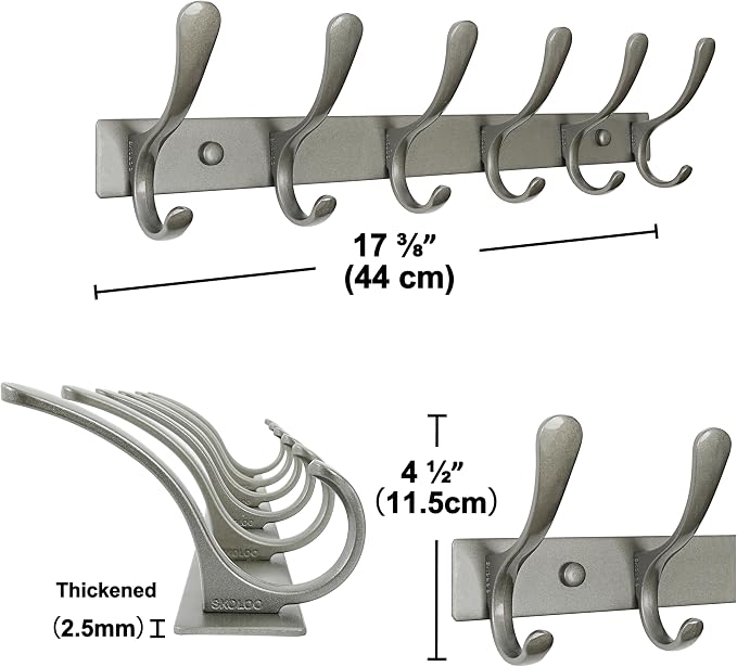 SKOLOO Coat Rack Wall Mounted - Image 5