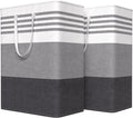 WOWBOX 2 Pack Laundry Baskets, Collapsible Dirty Clothes Laundry Hampers by WOWBOX