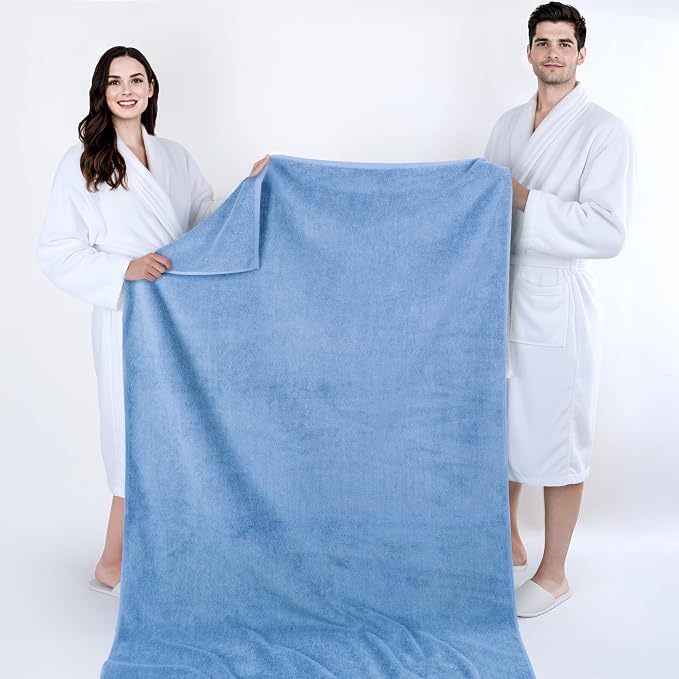 Cotton Paradise 100% Cotton Turkish Towel, Soft Absorbent Quick Dry, 40x80 - Image 5