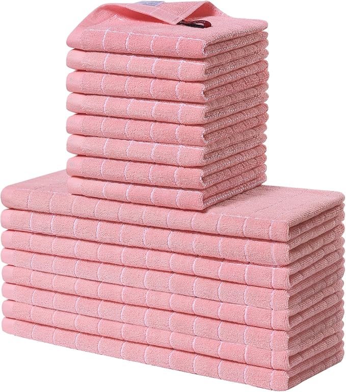 Homaxy Kitchen Towels and Dishcloths Set by Homaxy