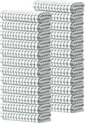 Kitinjoy Cotton 24 Pack Terry Kitchen Towels, Grass Green by Kitinjoy