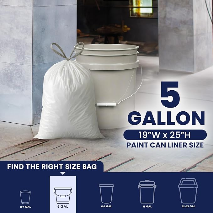 Plasticplace 5 Gallon Trash Bags - Image 3