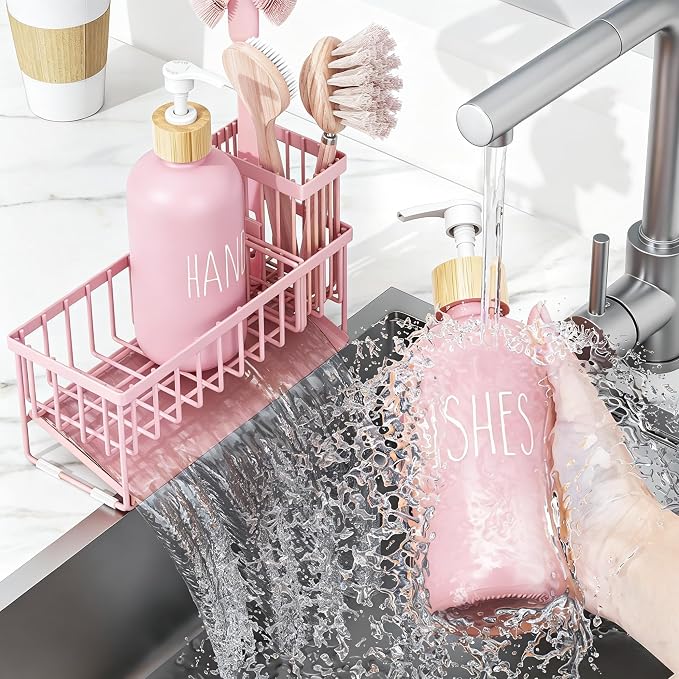 Cisily Kitchen Dish Soap Dispenser Set - Image 3