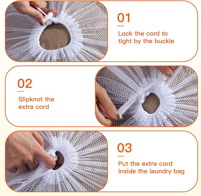 Extra Large Mesh Laundry Bag Heavy Duty Mesh Wash Bag - Image 4