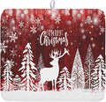 Christmas Dish Drying Mats for Kitchen Counter 16x18 Inch Merry Christmas Happy by Kawani