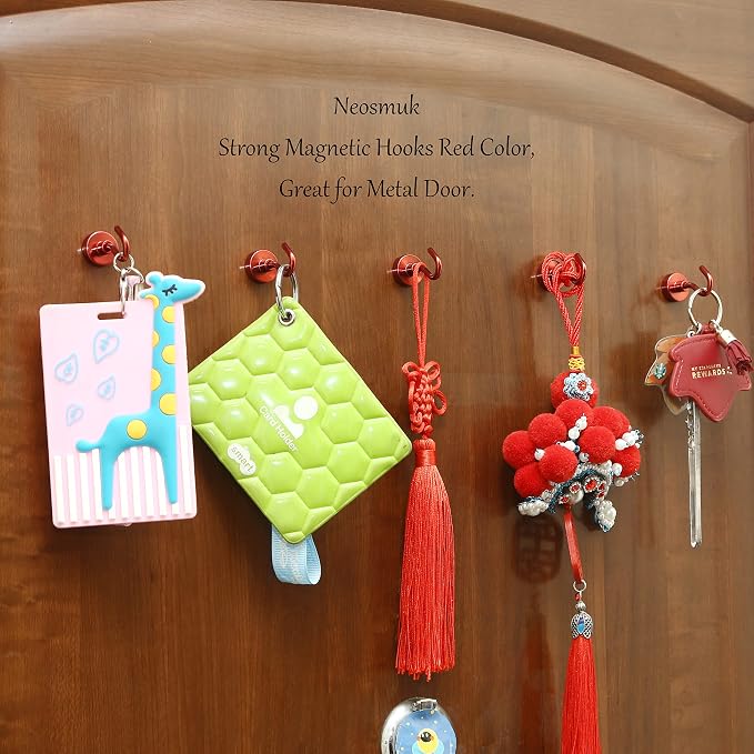 Neosmuk Magnetic Hooks, 30lb Heavy Duty, 12 Pack - Image 5