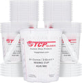 Custom Shop Paint Mixing Cups, 64-Ounce (36 Pack) - Plastic Measuring Cups for Liquids, Automotive Painting, Epoxy Resin, Acrylic Arts, Crafts, Disposable or Reusable, Graduated, Mixing Ratios