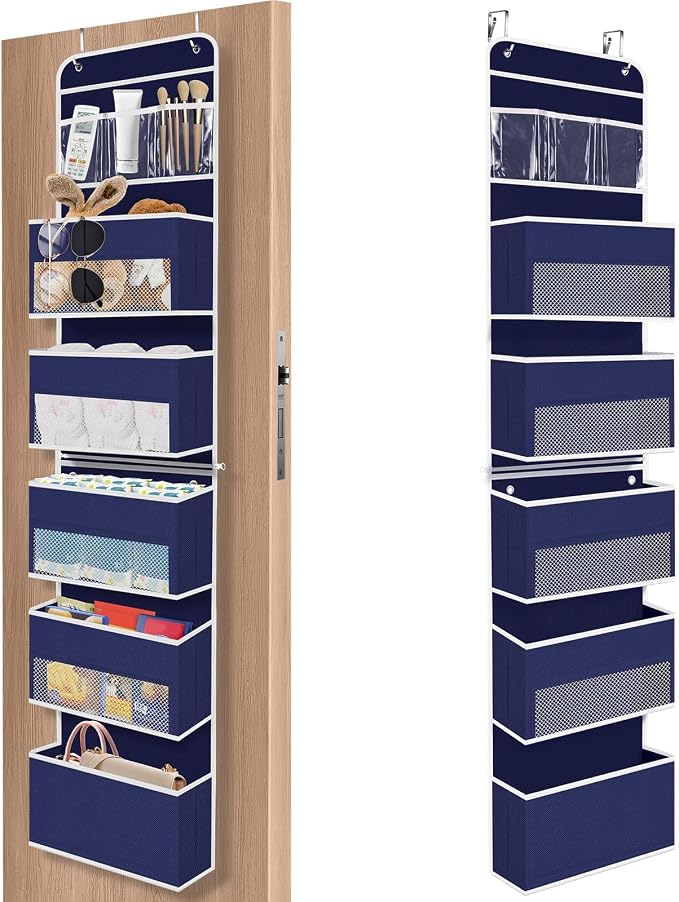 1Pack Over The Door Organizer Large Capacity Hanging Storage Room Organizer by SpaceHacks