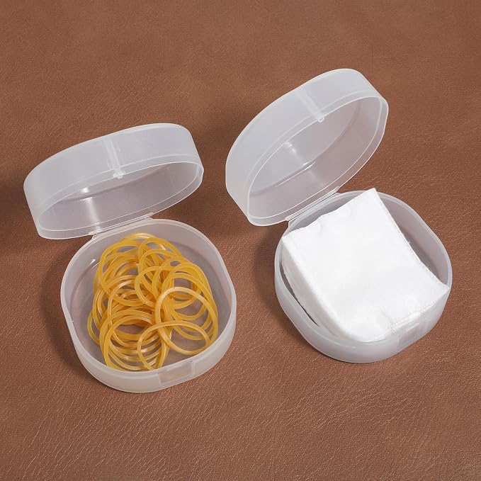 2 PCS Cotton Round Holder, Toner Pad Travel Case - Image 3