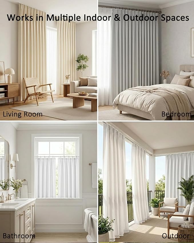 Adjustable Pinch Pleat Curtain Hooks, Only - Image 8