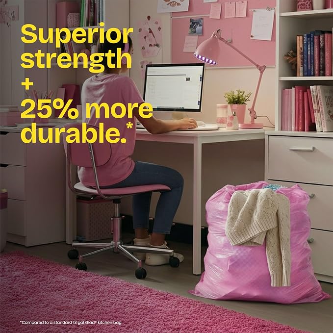 Glad ForceFlex MaxStrength Tall Kitchen Trash Bags, Rip and Tear Resistant - Image 5