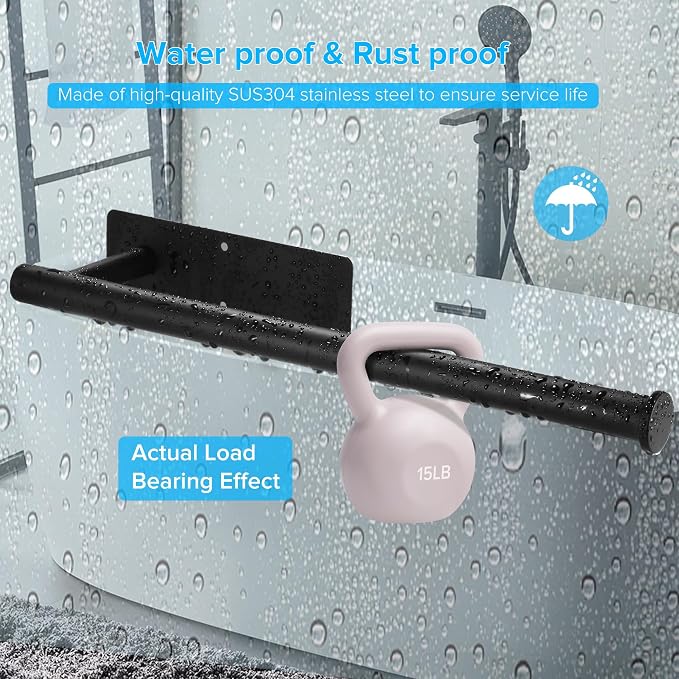 Paper Towel Holder Under Cabinet, Self Adhesive or Drilling - Image 5