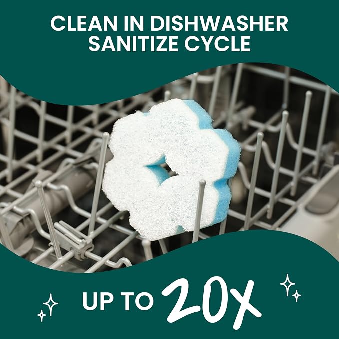 Scotch-Brite Snowflake Non Scratch Scrub Sponge - Image 9