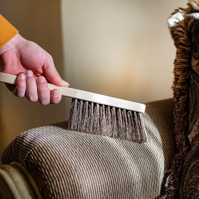 11.2" Hand Broom Soft Bristles Cleaning Brush, Dusting Brush - Image 7