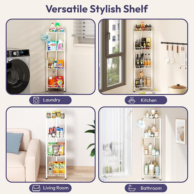 SWTYMIKI Standing Shower Caddy Corner - Image 6