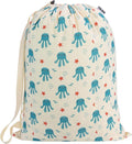 Canvas Laundry Bag with Shoulder Strap & Drawstring by CALACH