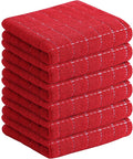 Homaxy 100% Cotton Terry Kitchen Towels, 6 Pack by Homaxy