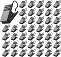 50PCS 3/4" Curtain Clips for Hanging, Heavy Duty Stainless Steel Hook Clip | by AJulyBee
